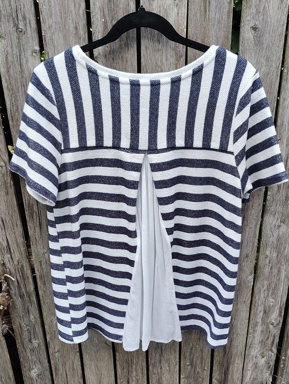 Sanctuary Navy & White Striped Short Sleeve Tee